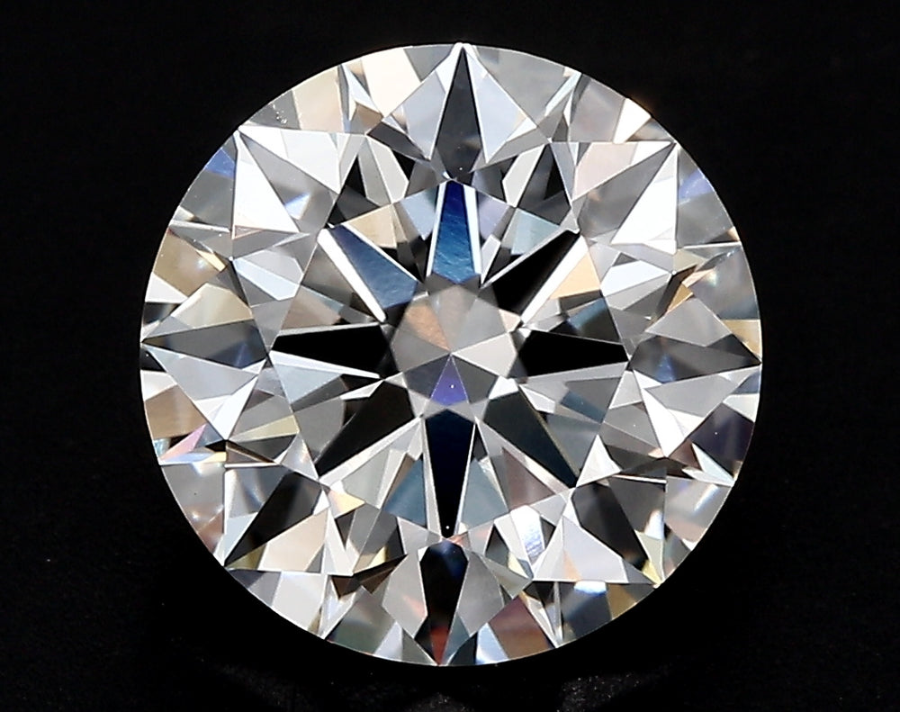 2.09 Carat Round Lab Diamond with  Cut Diamond in 14KT  view 1
