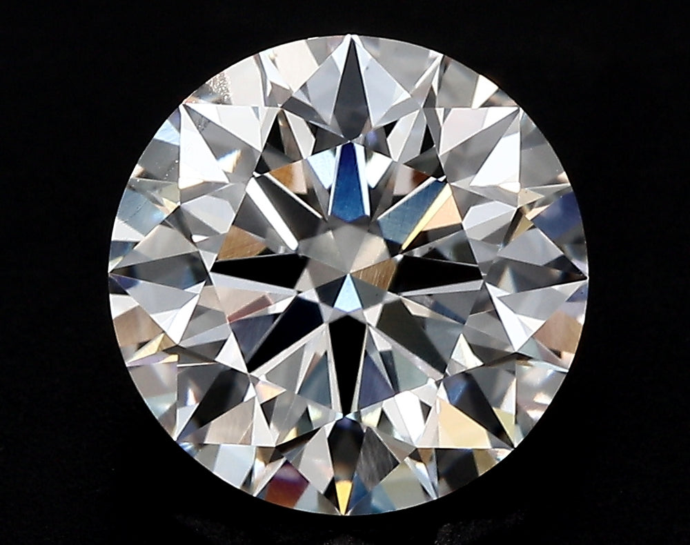 1.51 Carat Round Lab Diamond with  Cut Diamond in 14KT  view 1
