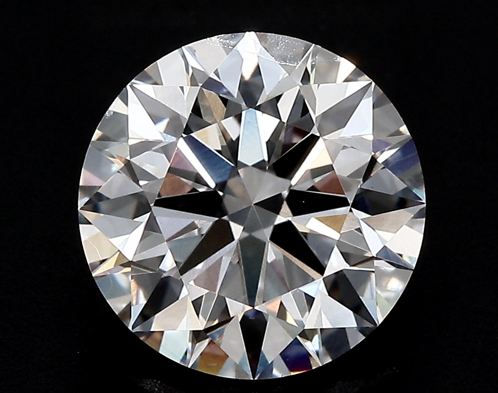 1.33 Carat Round Lab Diamond with  Cut Diamond in 14KT  view 1
