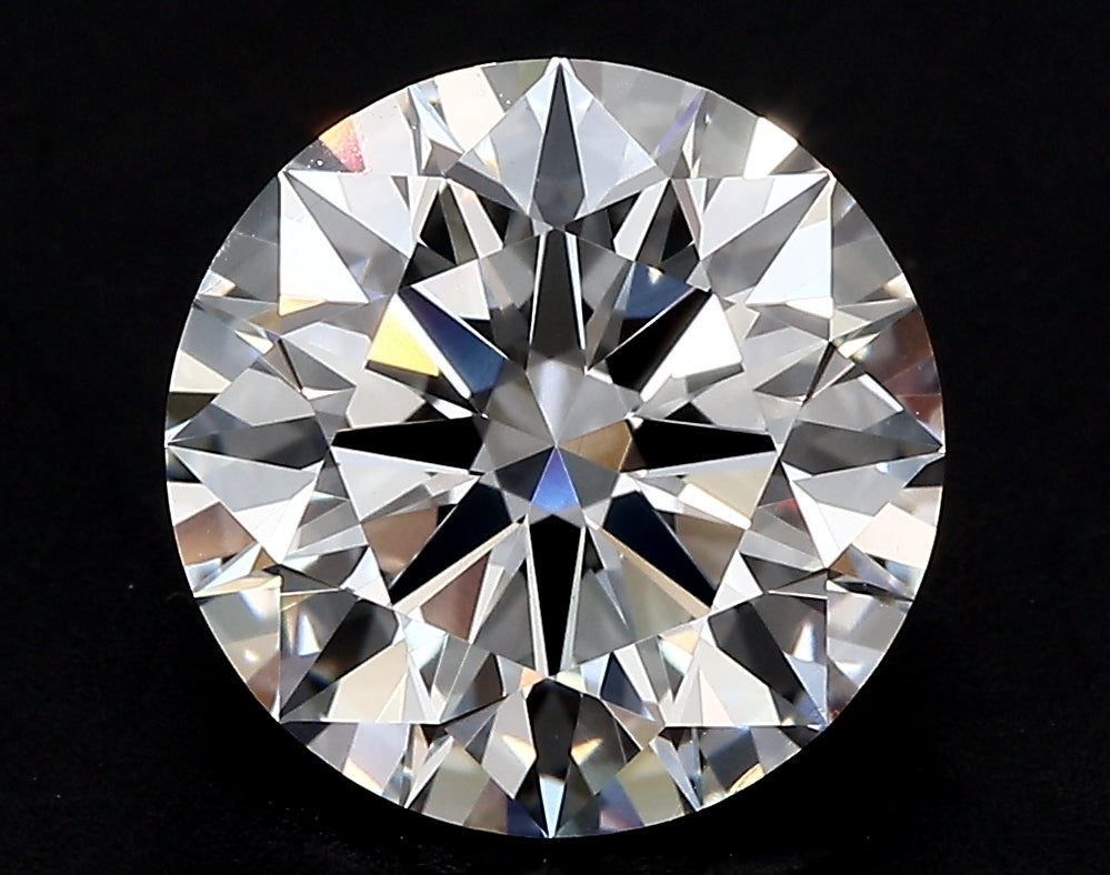 1.51 Carat Round Lab Diamond with  Cut Diamond in 14KT  view 1
