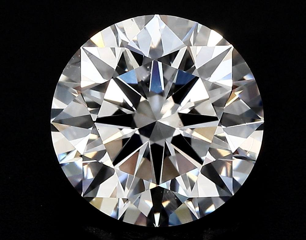 6.03 Carat Round Lab Diamond with  Cut Diamond in 14KT  view 1
