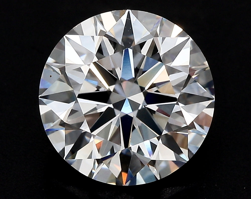 1.51 Carat Round Lab Diamond with  Cut Diamond in 14KT  view 1
