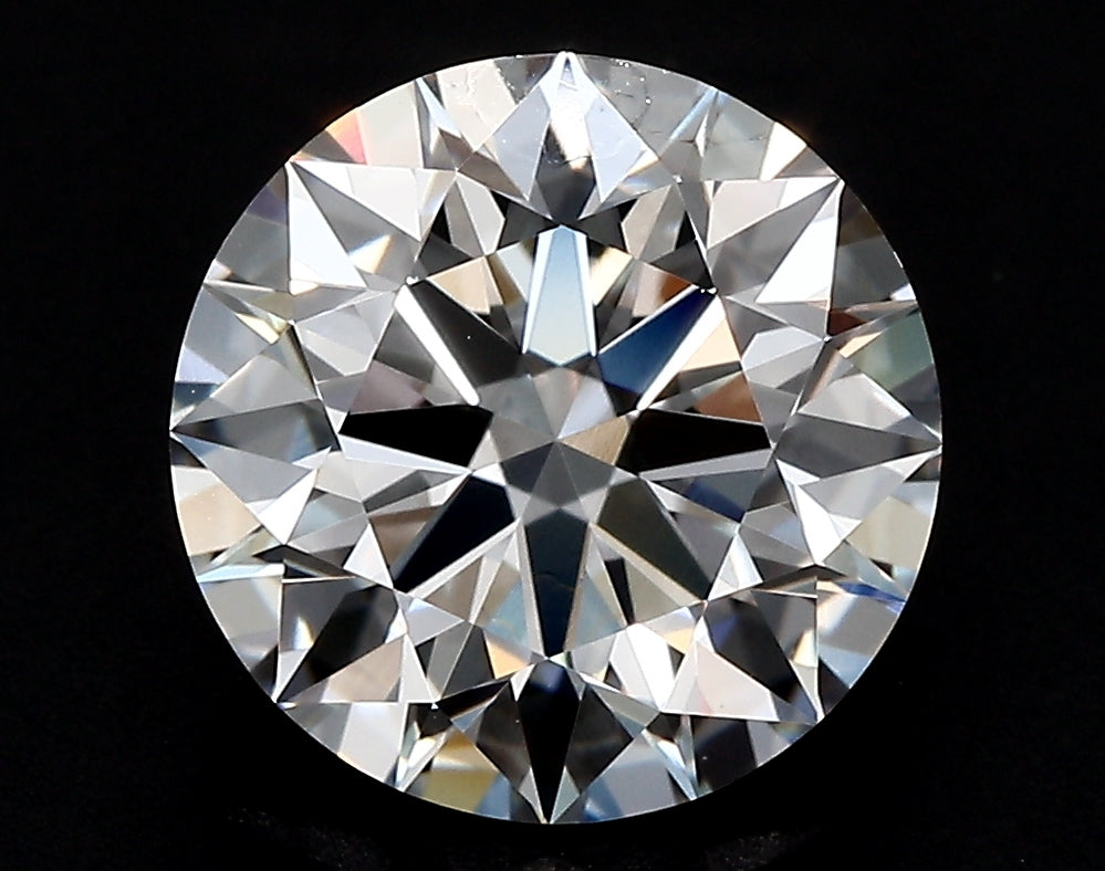 0.76 Carat Round Lab Diamond with  Cut Diamond in 14KT  view 1
