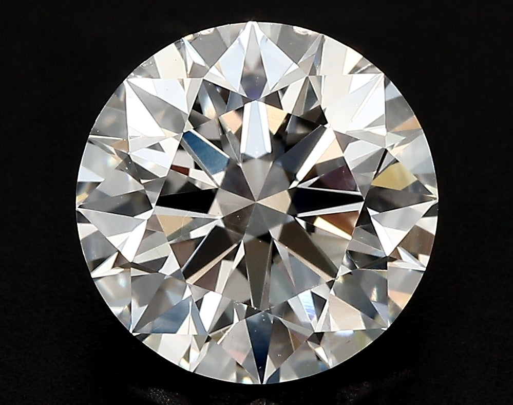 1.49 Carat Round Lab Diamond with  Cut Diamond in 14KT  view 1
