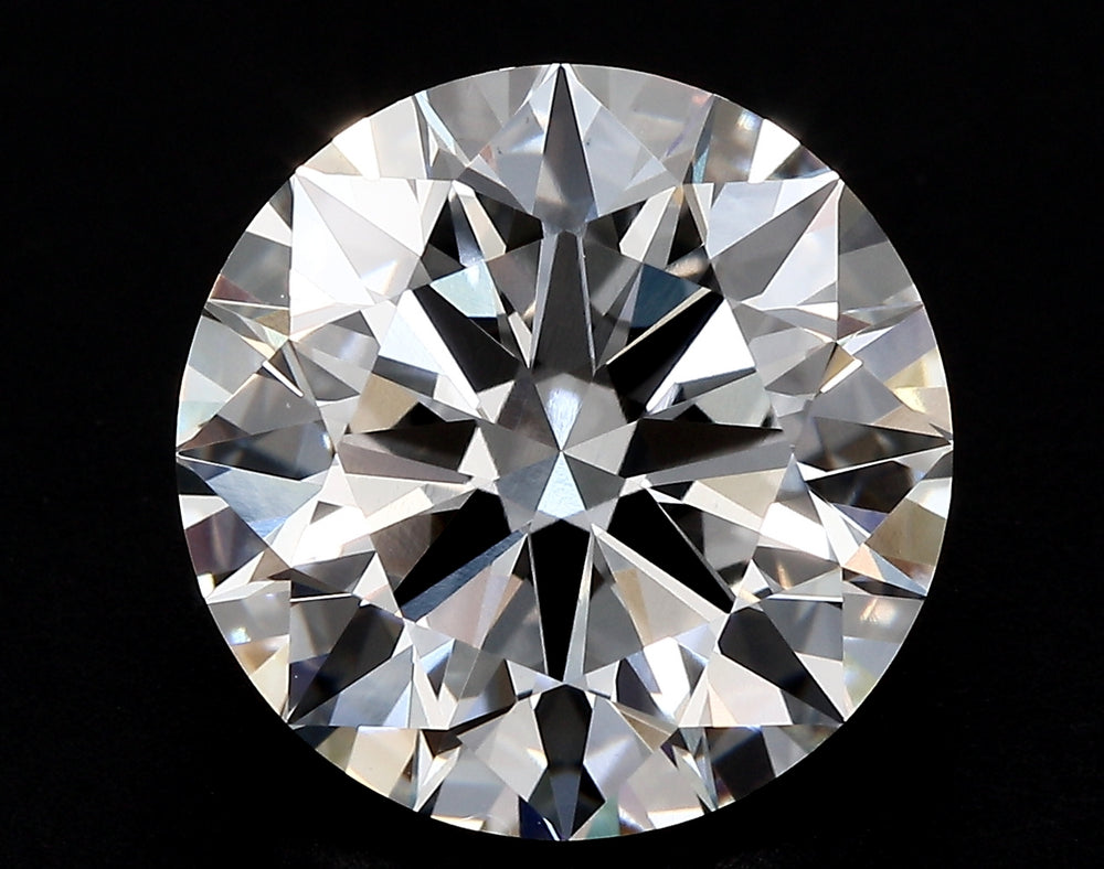 3.04 Carat Round Lab Diamond with  Cut Diamond in 14KT  view 1
