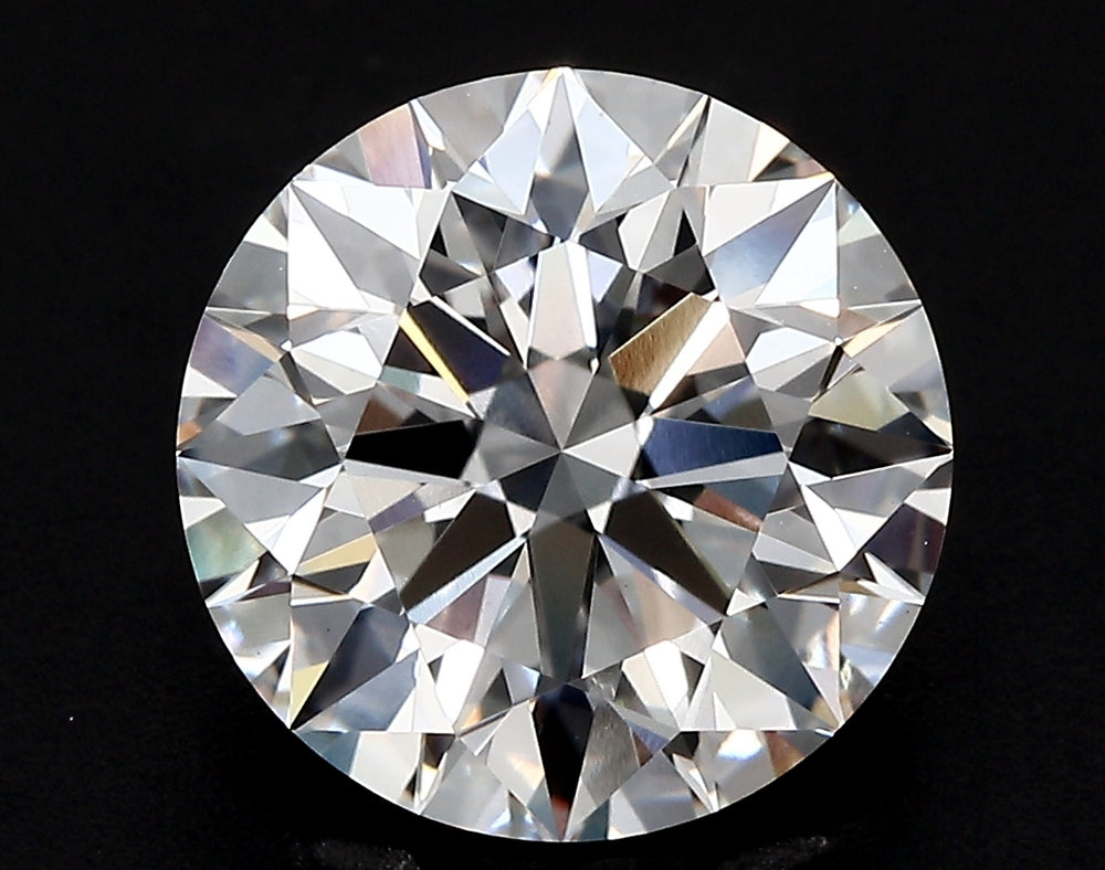 2.52 Carat Round Lab Diamond with  Cut Diamond in 14KT  view 1
