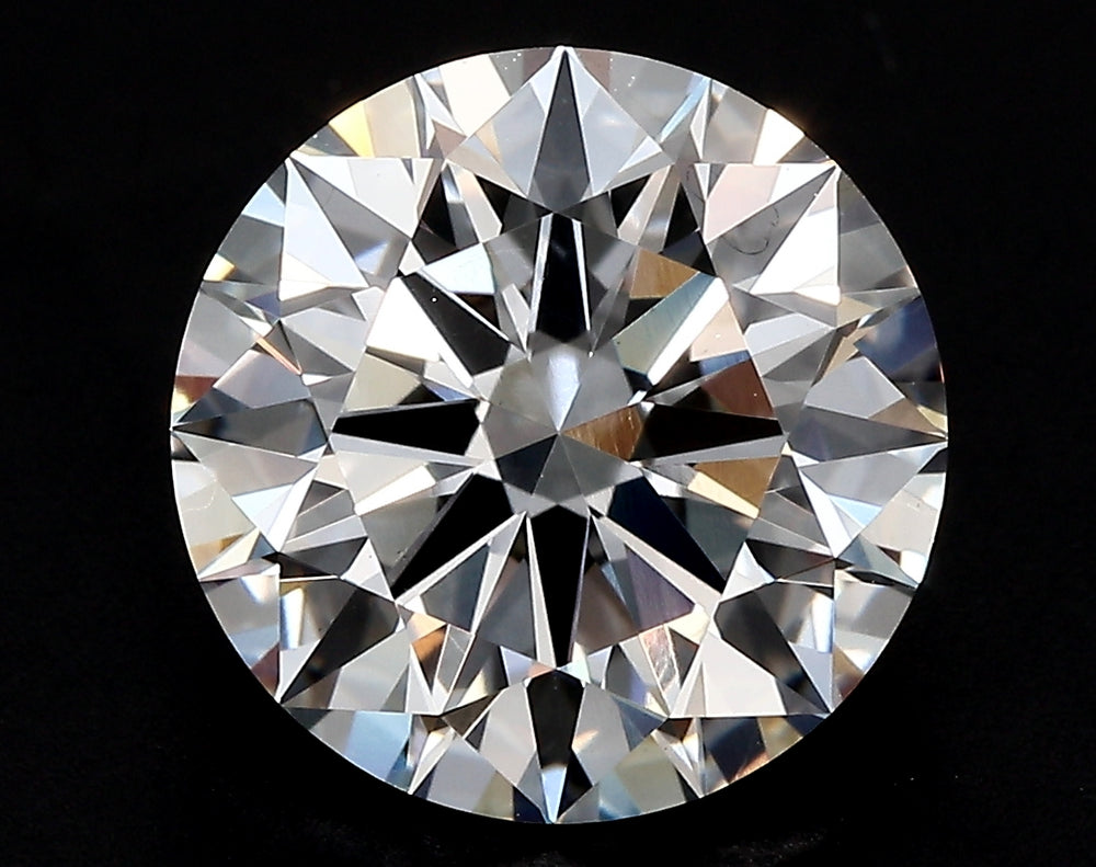 1.37 Carat Round Lab Diamond with  Cut Diamond in 14KT  view 1
