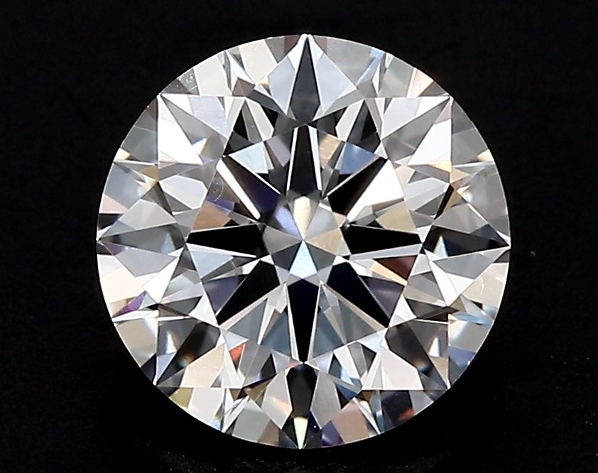 1.51 Carat Round Lab Diamond with  Cut Diamond in 14KT  view 1
