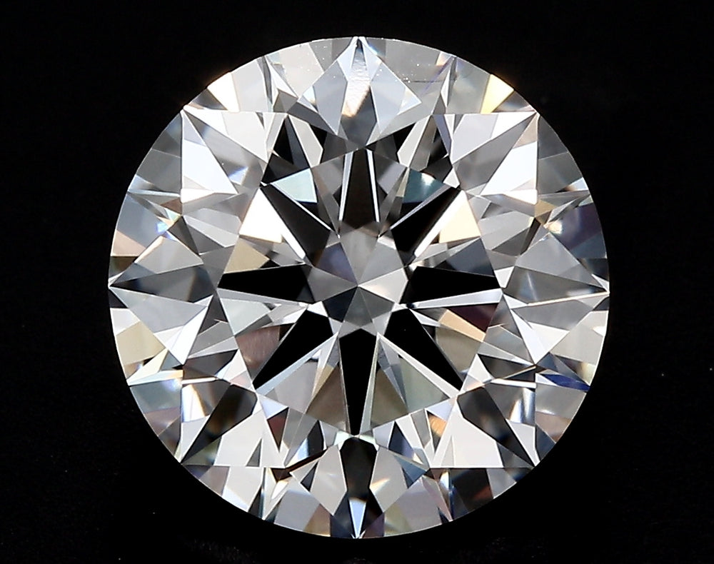 3.1 Carat Round Lab Diamond with  Cut Diamond in 14KT  view 1
