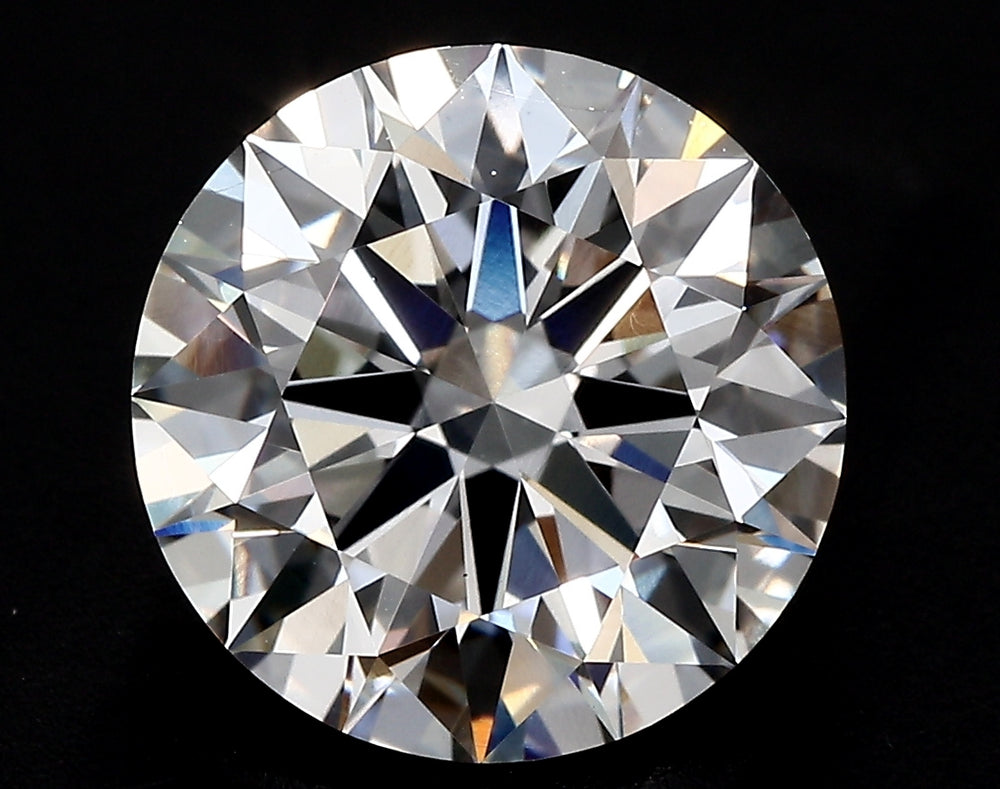 5.0 Carat Round Lab Diamond with  Cut Diamond in 14KT  view 1
