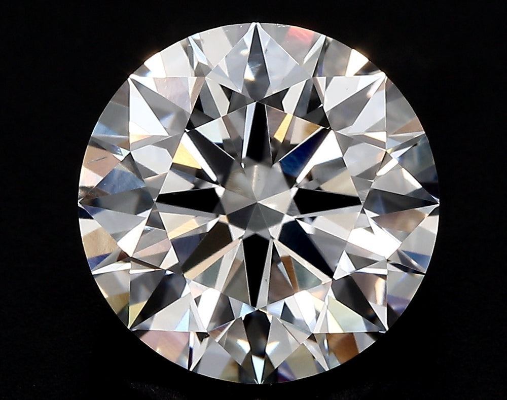 5.01 Carat Round Lab Diamond with  Cut Diamond in 14KT  view 1
