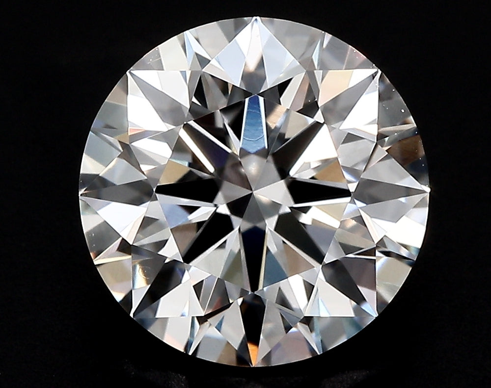2.69 Carat Round Lab Diamond with  Cut Diamond in 14KT  view 1

