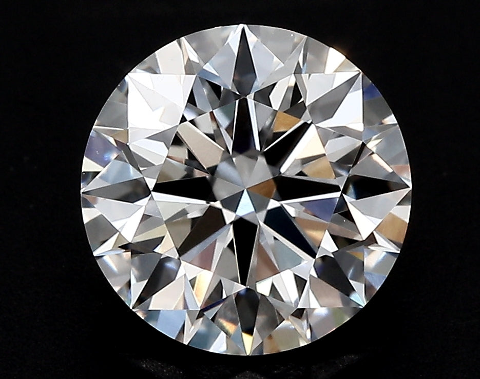 4.79 Carat Round Lab Diamond with  Cut Diamond in 14KT  view 1
