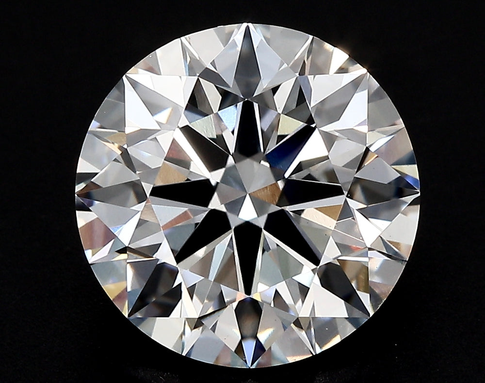4.01 Carat Round Lab Diamond with  Cut Diamond in 14KT  view 1
