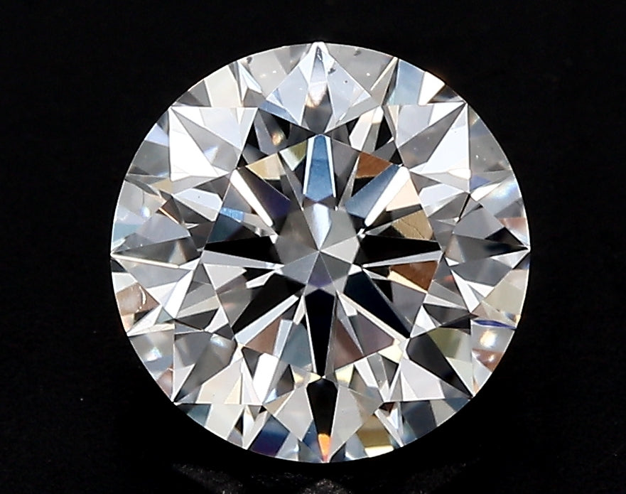 1.51 Carat Round Lab Diamond with  Cut Diamond in 14KT  view 1

