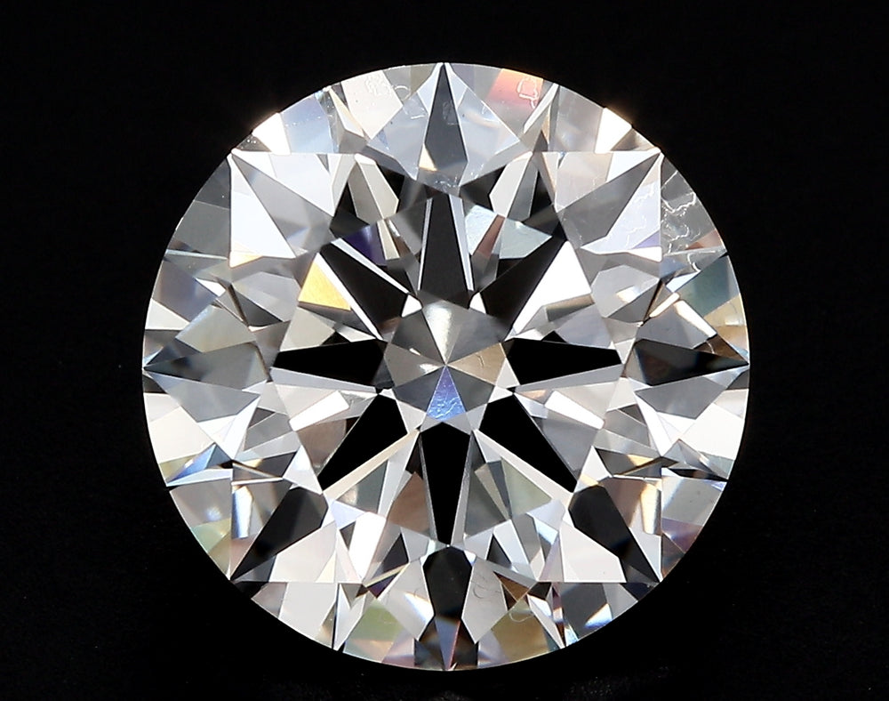 1.51 Carat Round Lab Diamond with  Cut Diamond in 14KT  view 1
