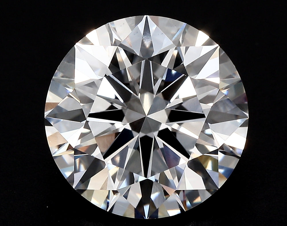 2.51 Carat Round Lab Diamond with  Cut Diamond in 14KT  view 1

