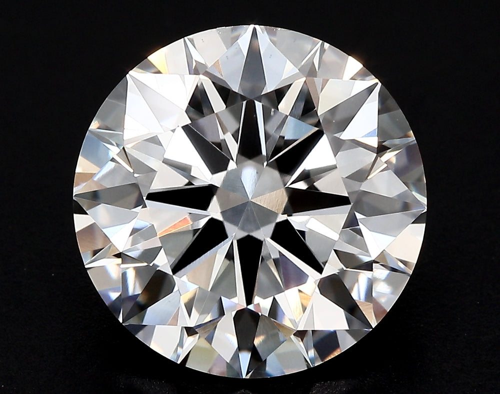 3.37 Carat Round Lab Diamond with  Cut Diamond in 14KT  view 1
