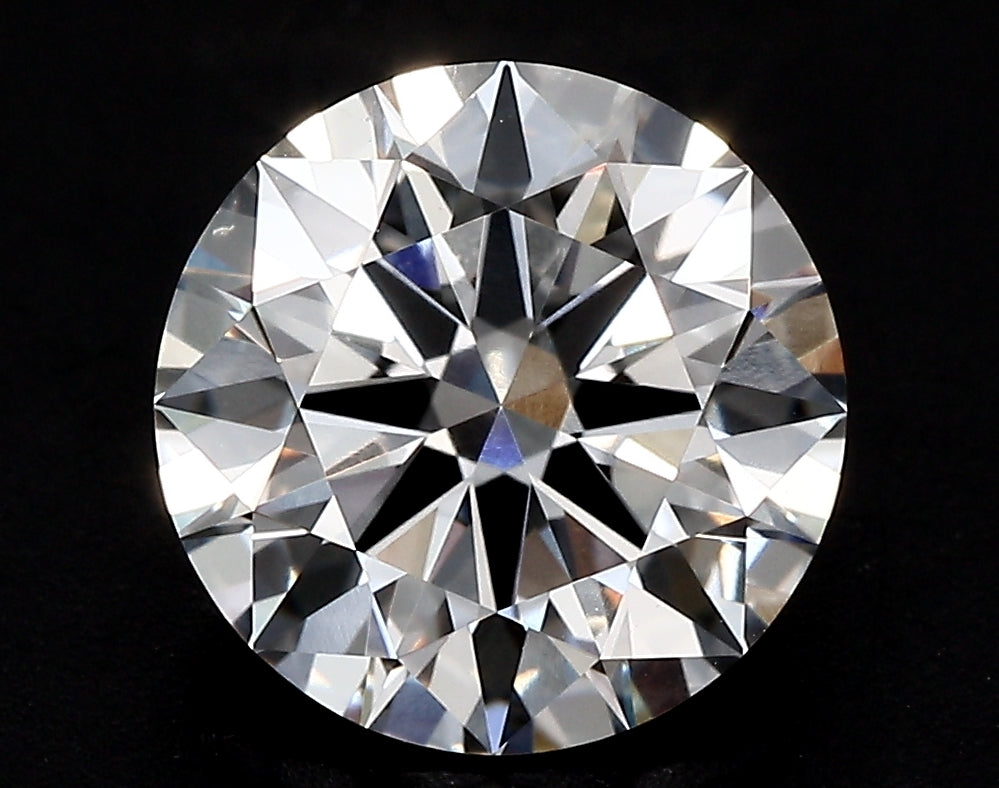 1.55 Carat Round Lab Diamond with  Cut Diamond in 14KT  view 1
