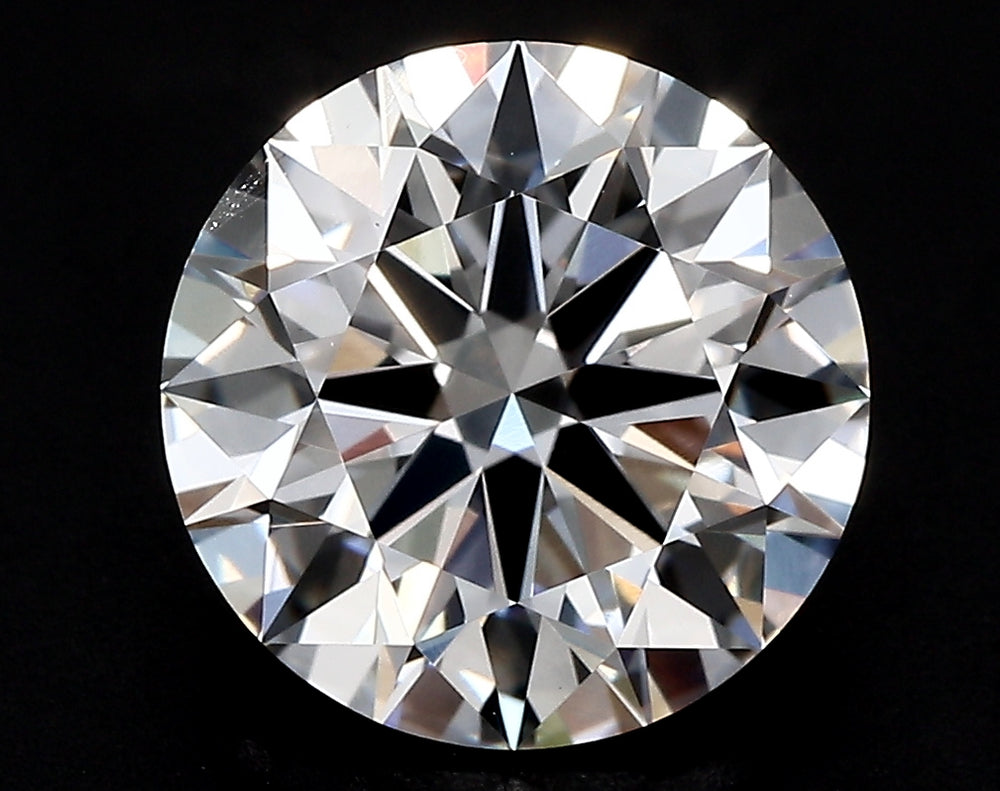 5.03 Carat Round Lab Diamond with  Cut Diamond in 14KT  view 1
