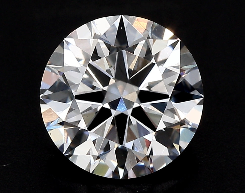 2.56 Carat Round Lab Diamond with  Cut Diamond in 14KT  view 1
