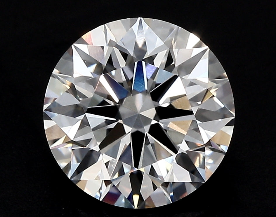 2.52 Carat Round Lab Diamond with  Cut Diamond in 14KT  view 1
