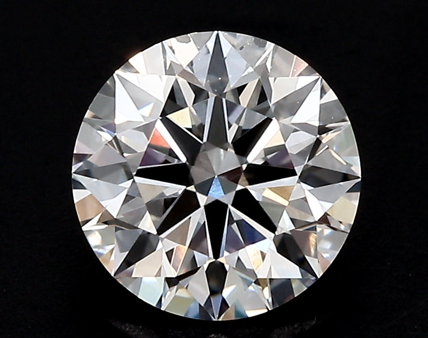 0.77 Carat Round Lab Diamond with  Cut Diamond in 14KT  view 1
