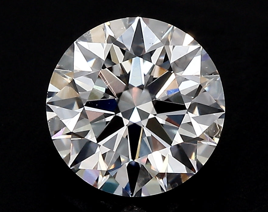 2.08 Carat Round Lab Diamond with  Cut Diamond in 14KT  view 1
