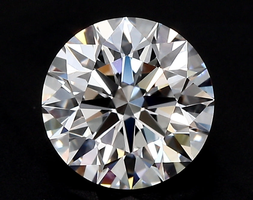 2.81 Carat Round Lab Diamond with  Cut Diamond in 14KT  view 1
