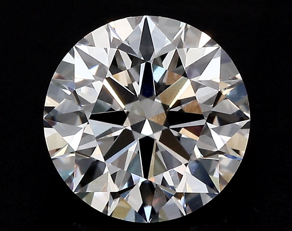 3.0 Carat Round Lab Diamond with  Cut Diamond in 14KT  view 1

