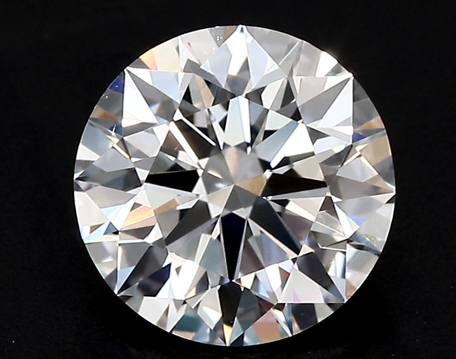 2.08 Carat Round Lab Diamond with  Cut Diamond in 14KT  view 1
