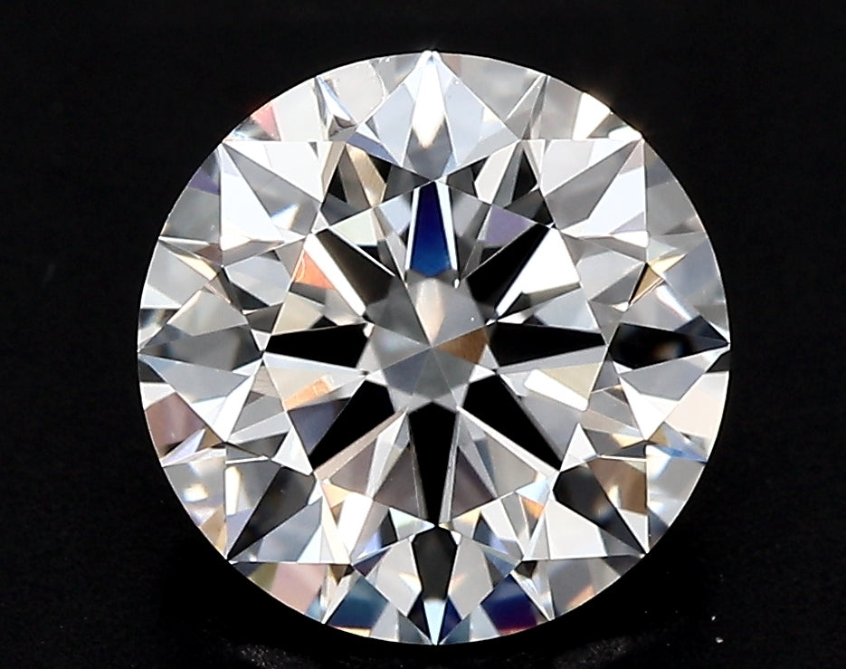 1.51 Carat Round Lab Diamond with  Cut Diamond in 14KT  view 1
