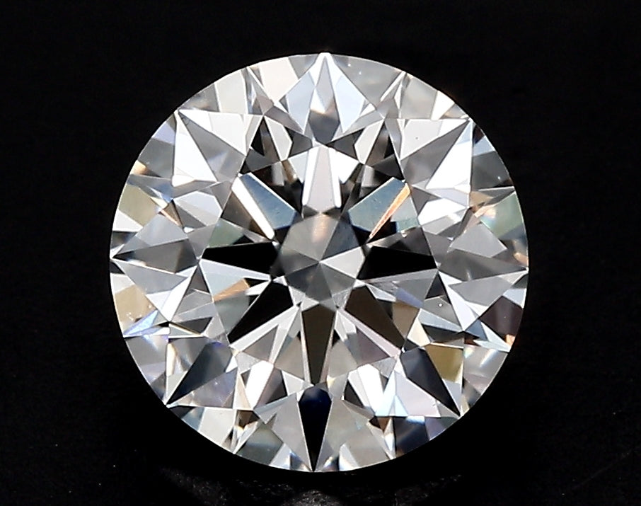 2.51 Carat Round Lab Diamond with  Cut Diamond in 14KT  view 1
