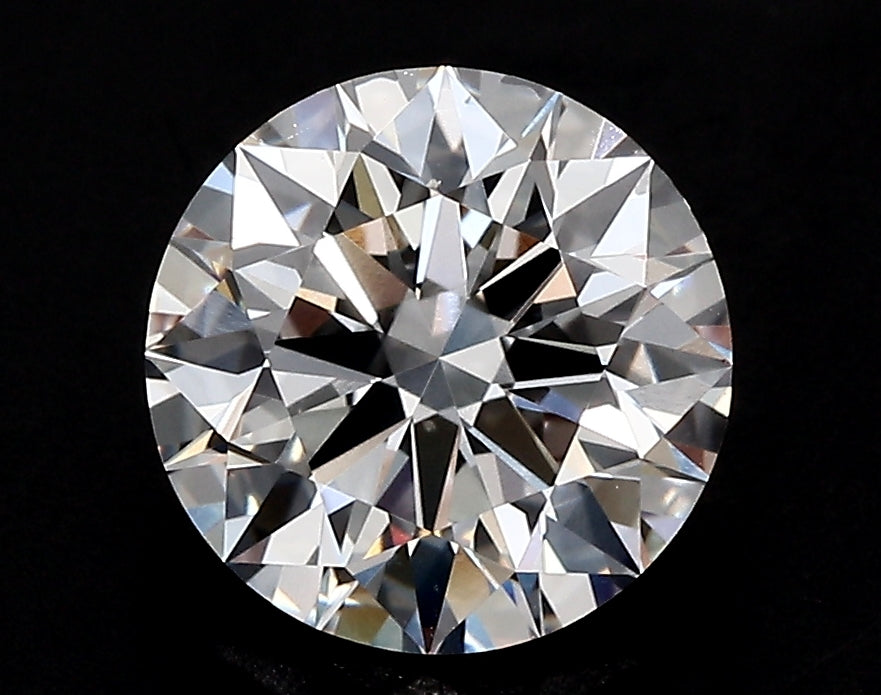 3.01 Carat Round Lab Diamond with  Cut Diamond in 14KT  view 1
