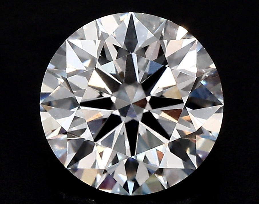 1.61 Carat Round Lab Diamond with  Cut Diamond in 14KT  view 1
