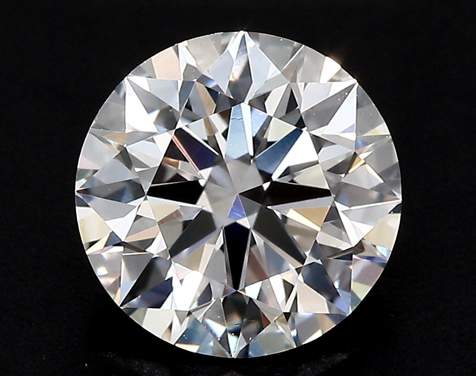 1.33 Carat Round Lab Diamond with  Cut Diamond in 14KT  view 1
