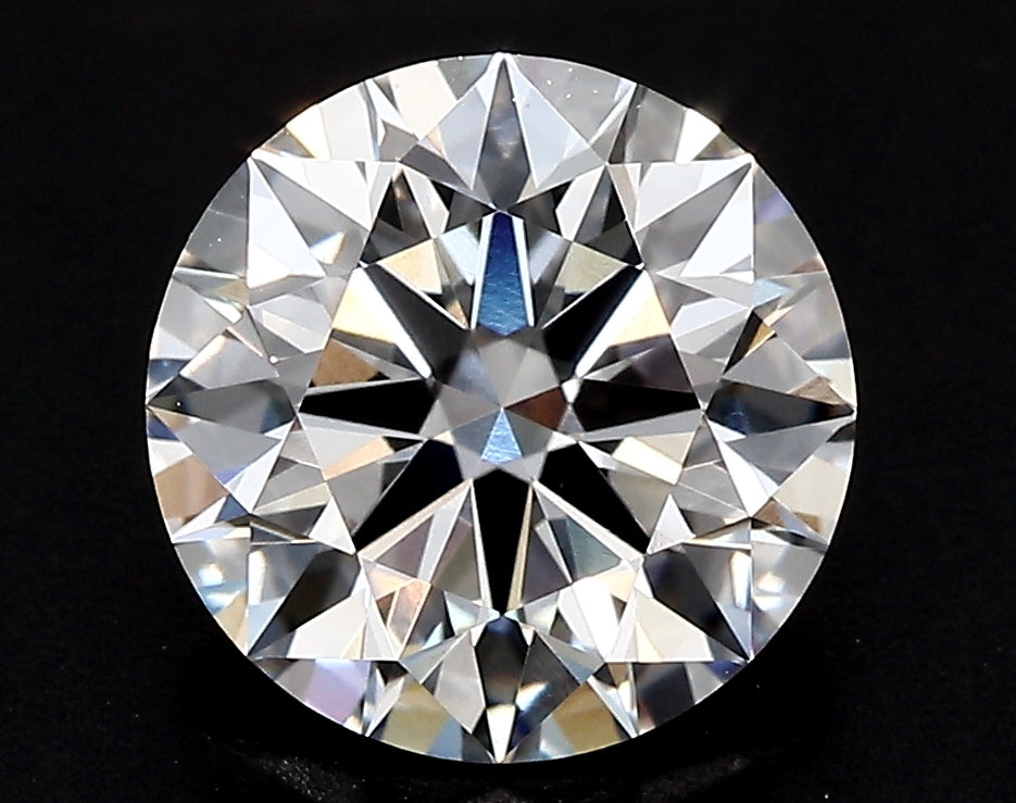 1.61 Carat Round Lab Diamond with  Cut Diamond in 14KT  view 1
