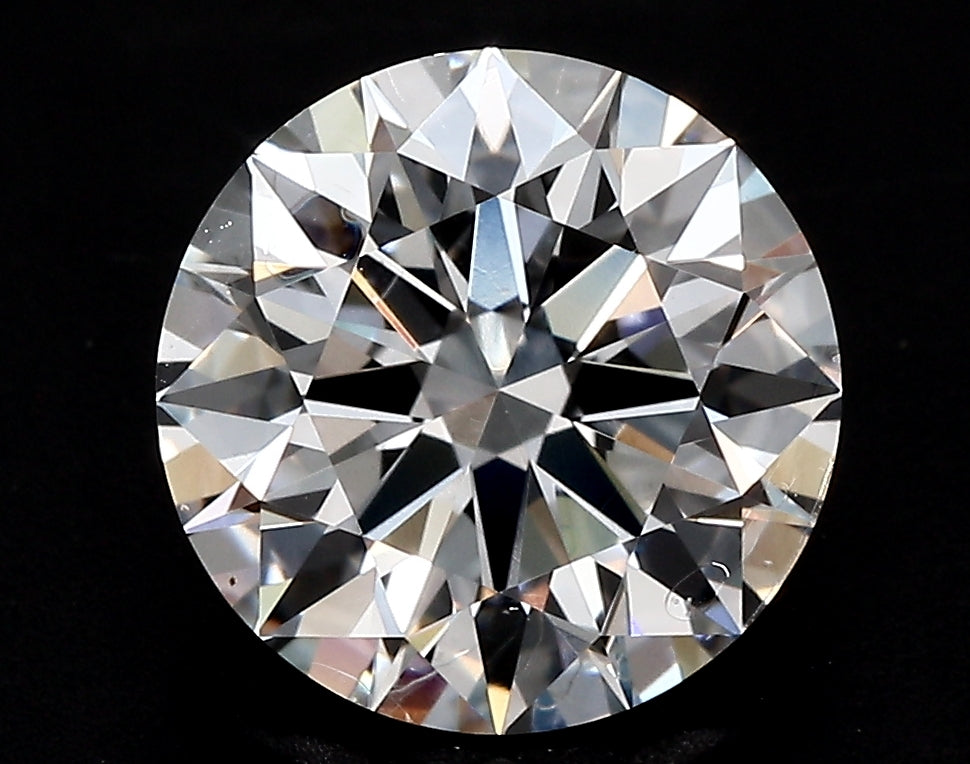 1.59 Carat Round Lab Diamond with  Cut Diamond in 14KT  view 1
