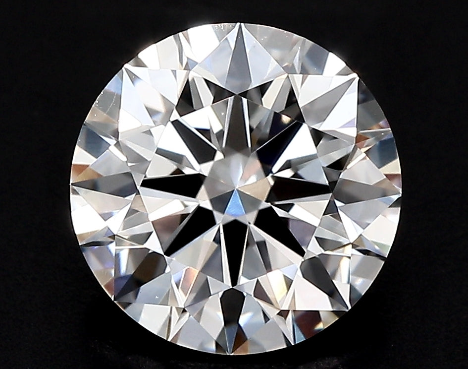1.51 Carat Round Lab Diamond with  Cut Diamond in 14KT  view 1
