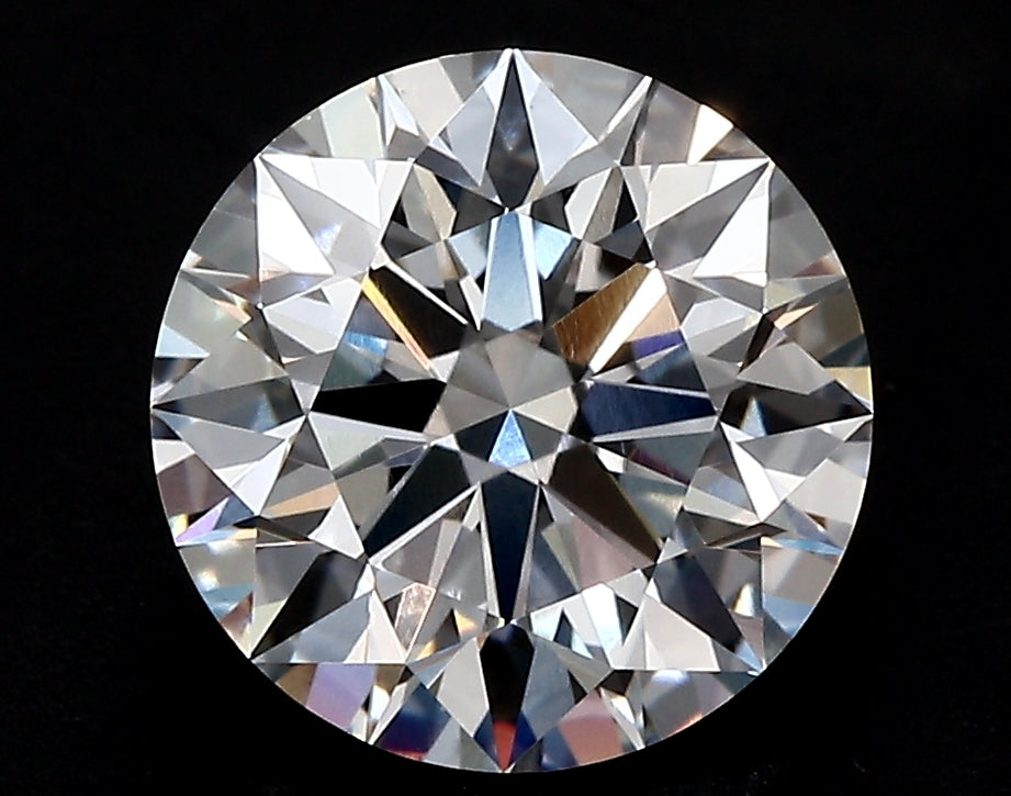 3.01 Carat Round Lab Diamond with  Cut Diamond in 14KT  view 1
