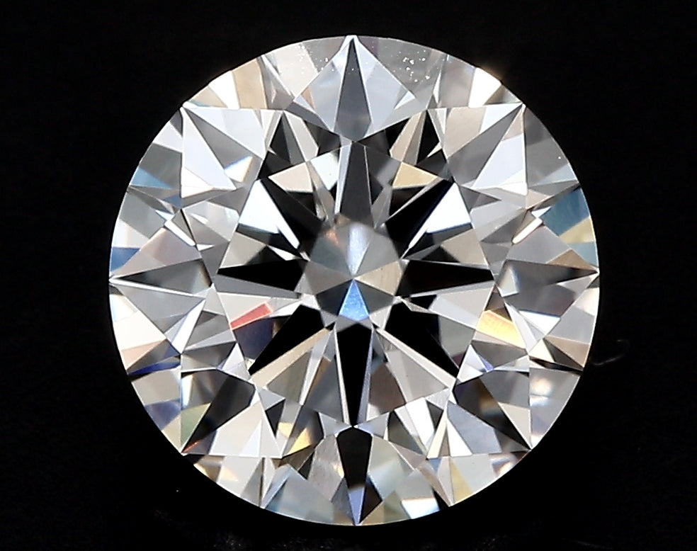1.57 Carat Round Lab Diamond with  Cut Diamond in 14KT  view 1
