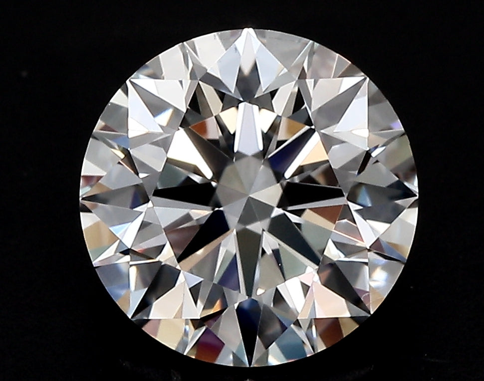 2.25 Carat Round Lab Diamond with  Cut Diamond in 14KT  view 1
