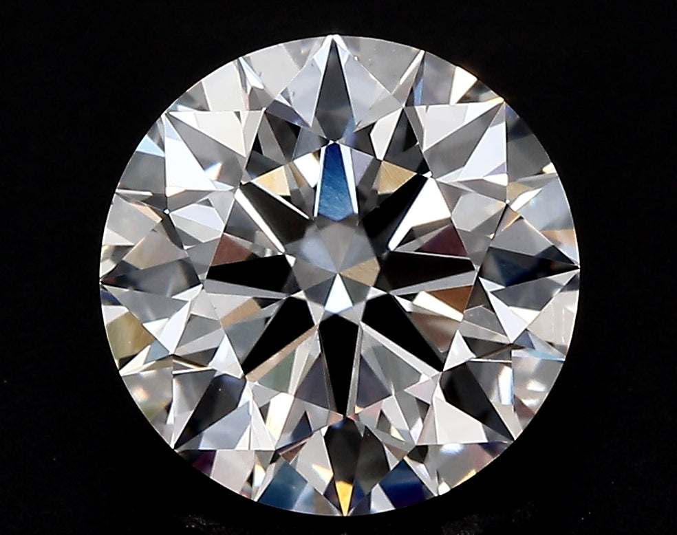 2.07 Carat Round Lab Diamond with  Cut Diamond in 14KT  view 1
