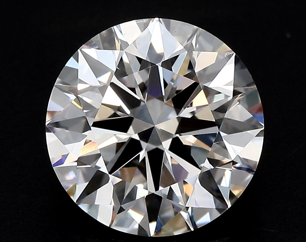 1.51 Carat Round Lab Diamond with  Cut Diamond in 14KT  view 1
