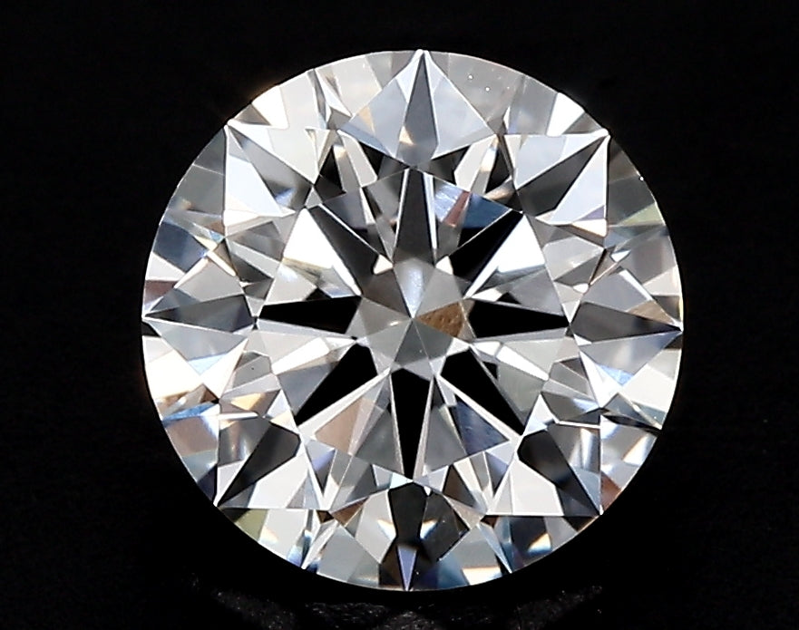 2.03 Carat Round Lab Diamond with  Cut Diamond in 14KT  view 1
