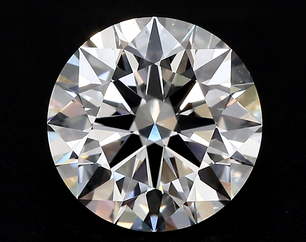 2.63 Carat Round Lab Diamond with  Cut Diamond in 14KT  view 1
