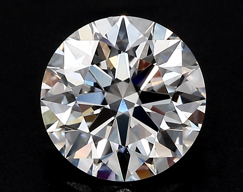 2.65 Carat Round Lab Diamond with  Cut Diamond in 14KT  view 1
