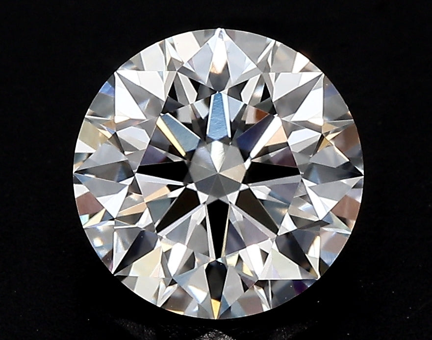2.5 Carat Round Lab Diamond with  Cut Diamond in 14KT  view 1
