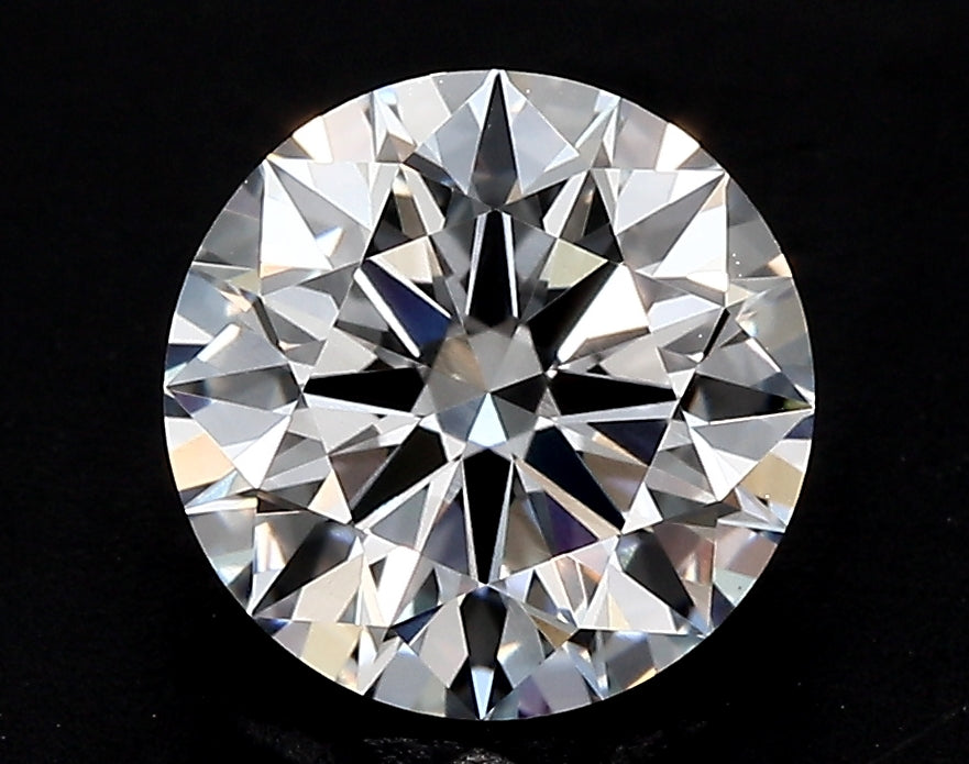 3.01 Carat Round Lab Diamond with  Cut Diamond in 14KT  view 1
