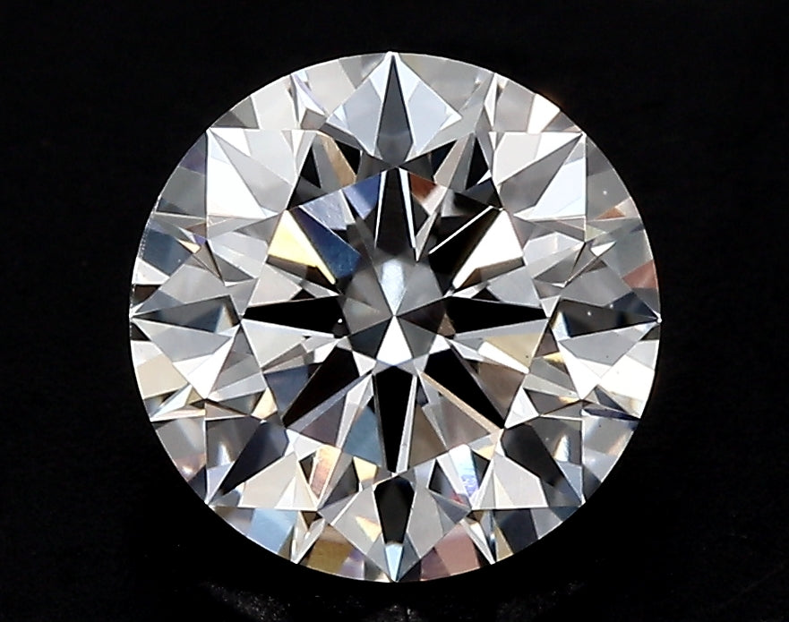 3.0 Carat Round Lab Diamond with  Cut Diamond in 14KT  view 1
